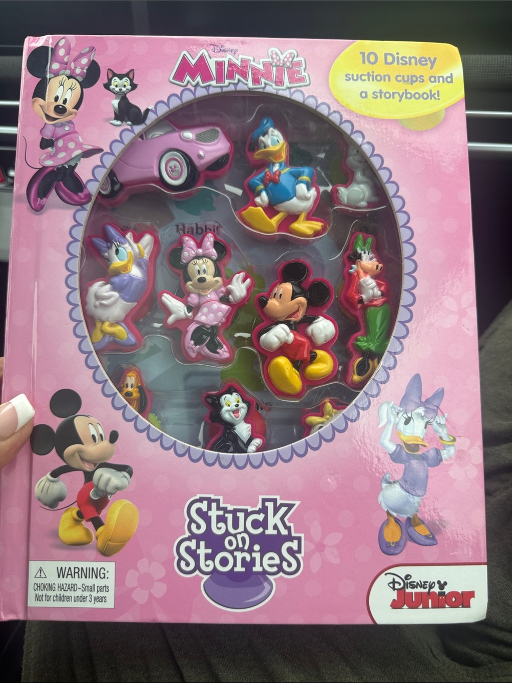 Disney Minnie & Friends Pink Suction Cup Story Set